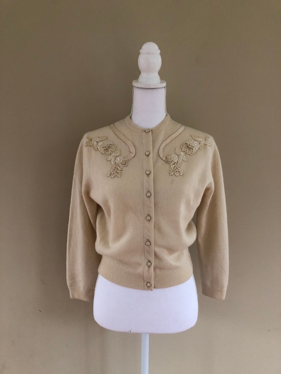 1950s Cashmere Cardigan