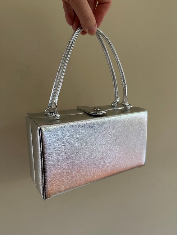 1960s Silver Handbag - image 1