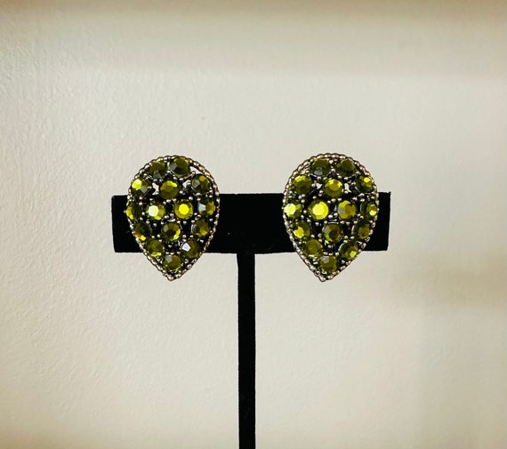 1960s Weiss Rhinestone Earrings - image 8