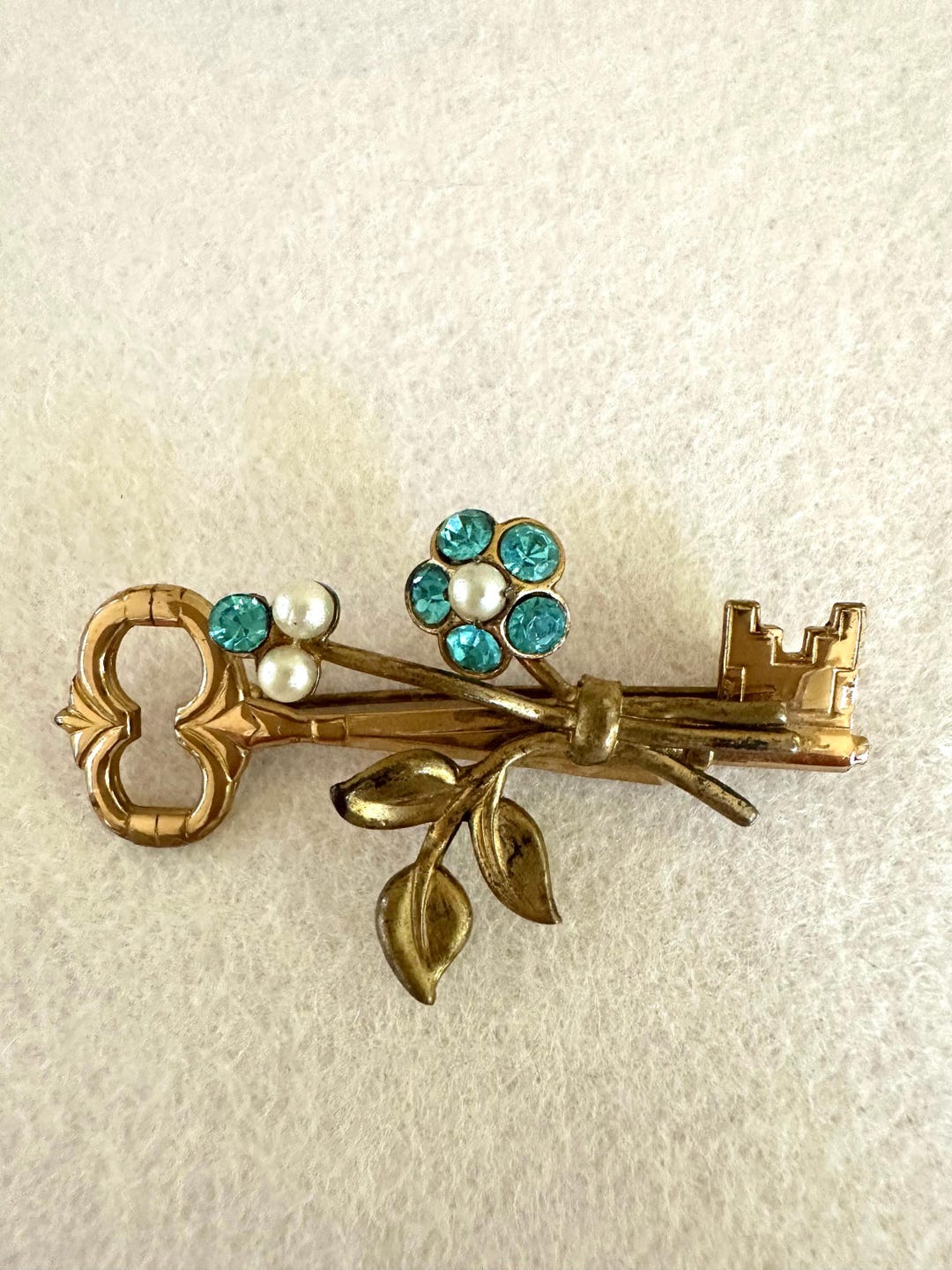 1940s Coro Key Brooch - Etsy