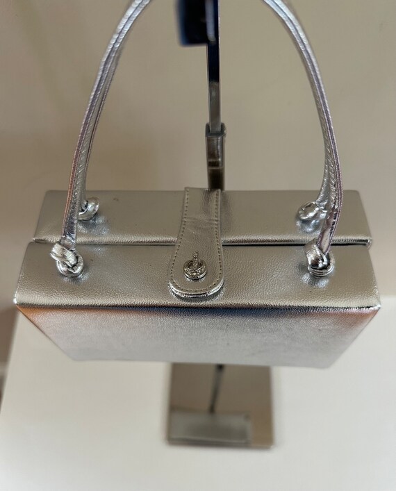 1960s Silver Handbag - image 5
