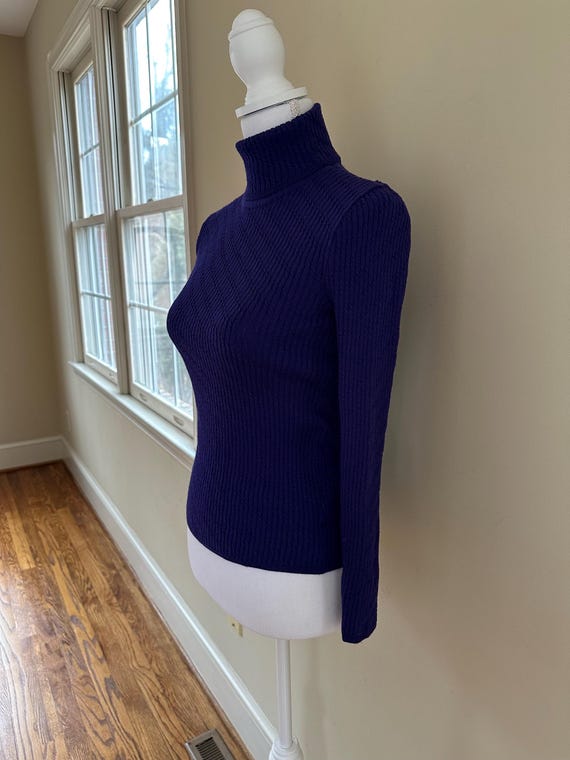 Vintage Yves Saint Laurent Rive Gauche Merino Woo… - image 8