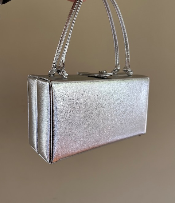 1960s Silver Handbag - image 6