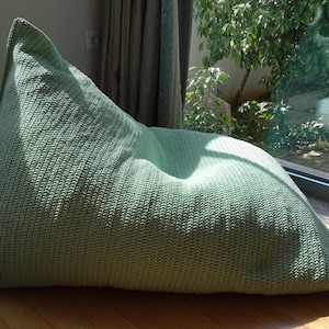 Kids Bean bag chair, Lounge bean chair for Nursery, living room, Daybed for Lounge Room, Decorative Ottoman Pouf