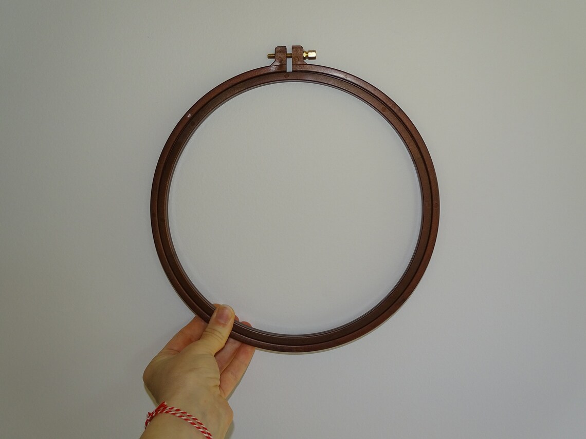 Embroidery hoop 26 cm 10 inch diameter punch needle hoop  etsy