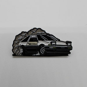 Initial D Takumi Fujiwara&#39;s Toyota ICONIC AE86 Enamel Pin!