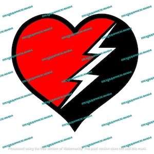 Disney Descendants Rise of Red Heart SVG PNG EPS Digital Files