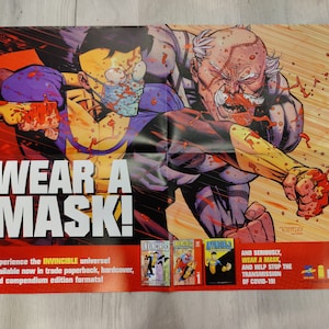 INVINCIBLE COMIC POSTER! 24"x18" Super Rare Limited Run! Conquest! Own a Part of History!