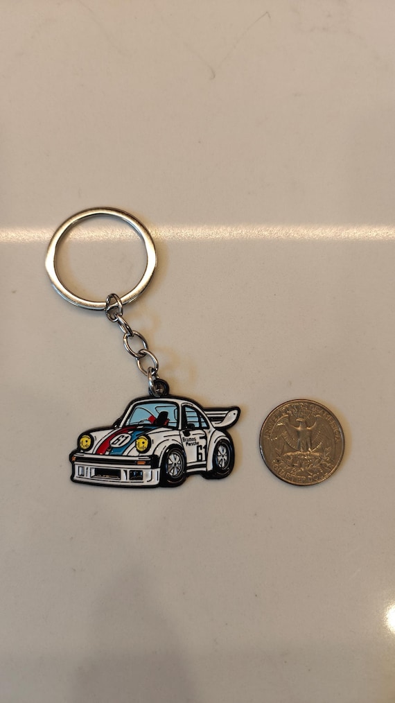 PORSCHE Keychain 911 930 964 993 Brumos Racing