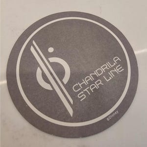 DISNEY Halcyon Starcruiser Hotel Coasters From the Sublight Lounge