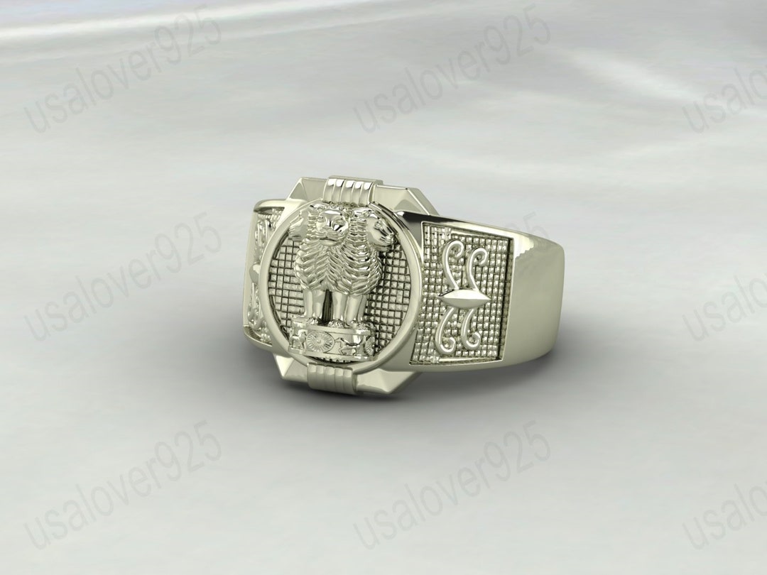 Ashoka Chakra Ring Sterling Silver Ring Animal Silver Ring Etsy