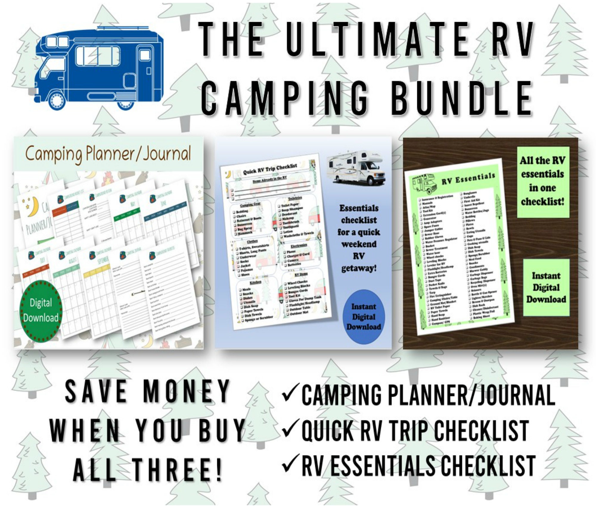 The Ultimate RV Camping Bundle RV Checklists RV Essentials Etsy Australia