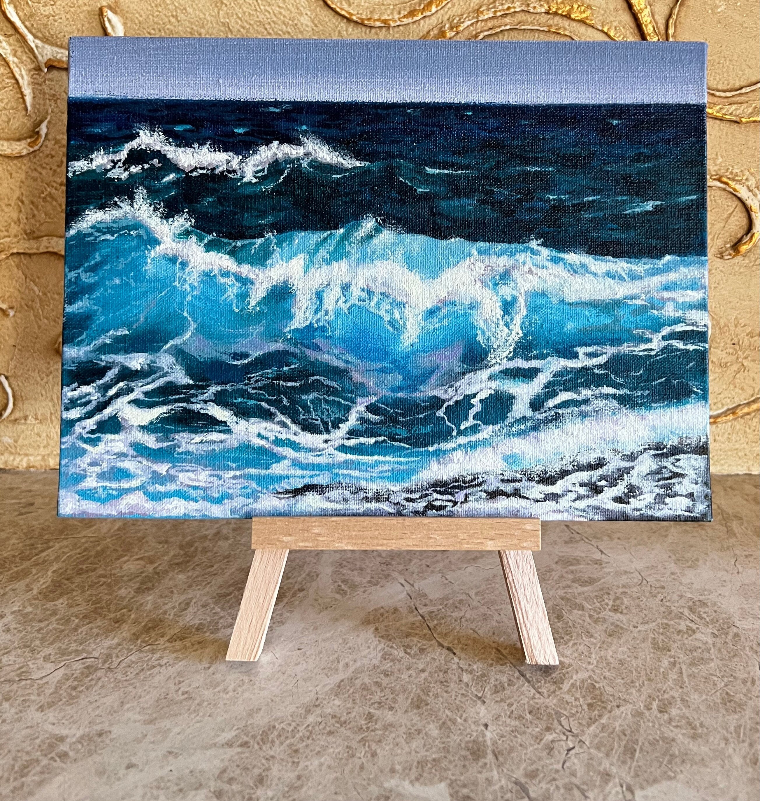 Made-to-order Ocean Resin Art Resin Beach Art3d Wall Art Resin Beach Resin  Ocean Paintingwaves 3d Ocean Art, Beach House, Seaschore 