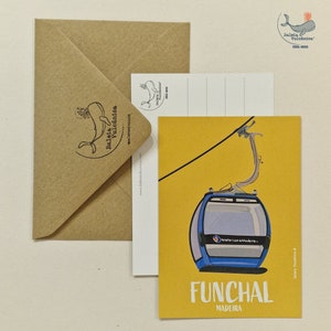 Teleférico Postal Funchal (para o jardim botânico tropical)