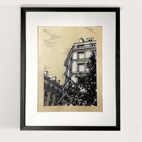 Oeuvre originale - Illustration de Paris