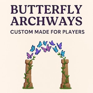 Palia Butterfly Arch | Plot Decor | Decorating Help