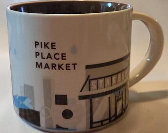 Starbucks Pike Place Market 14oz Ceramic Mug 2017
