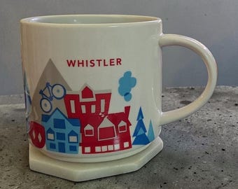 Starbucks Whistler You Are Here Series 14 oz Ceramic Mug 2014