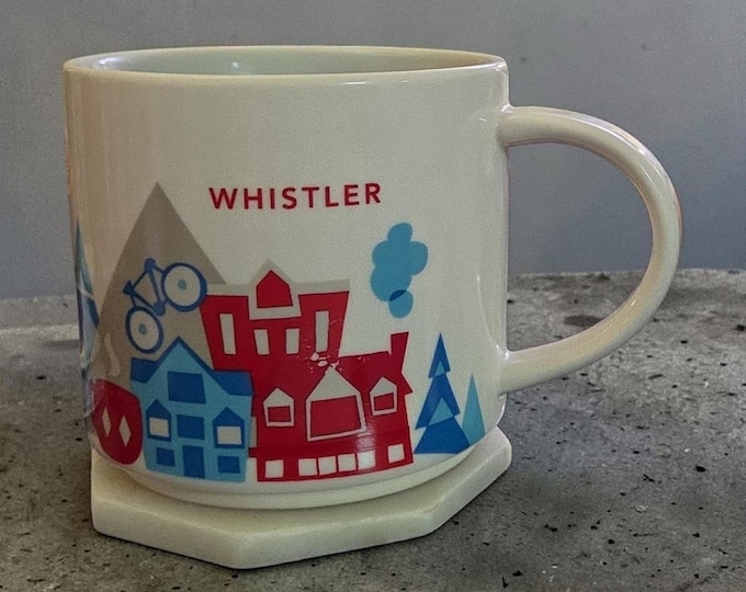 Starbucks Whistler You Are Here Series 14 oz Ceramic Mug 2014