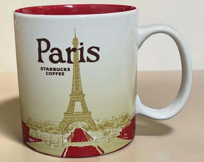 Starbucks Paris 16oz Ceramic Mug 2015