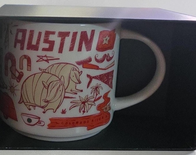 Starbucks AUSTIN Been There Series 14oz. Ceramic Mug 2022