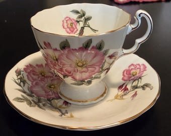 Adderly Fine Bone China Teacup & Saucer Set