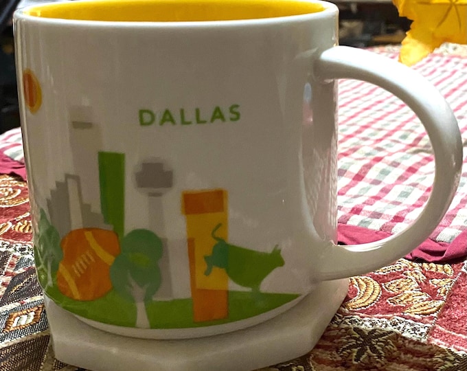 Starbucks -Dallas- You Are Here Collection Ceramic Mug 2015