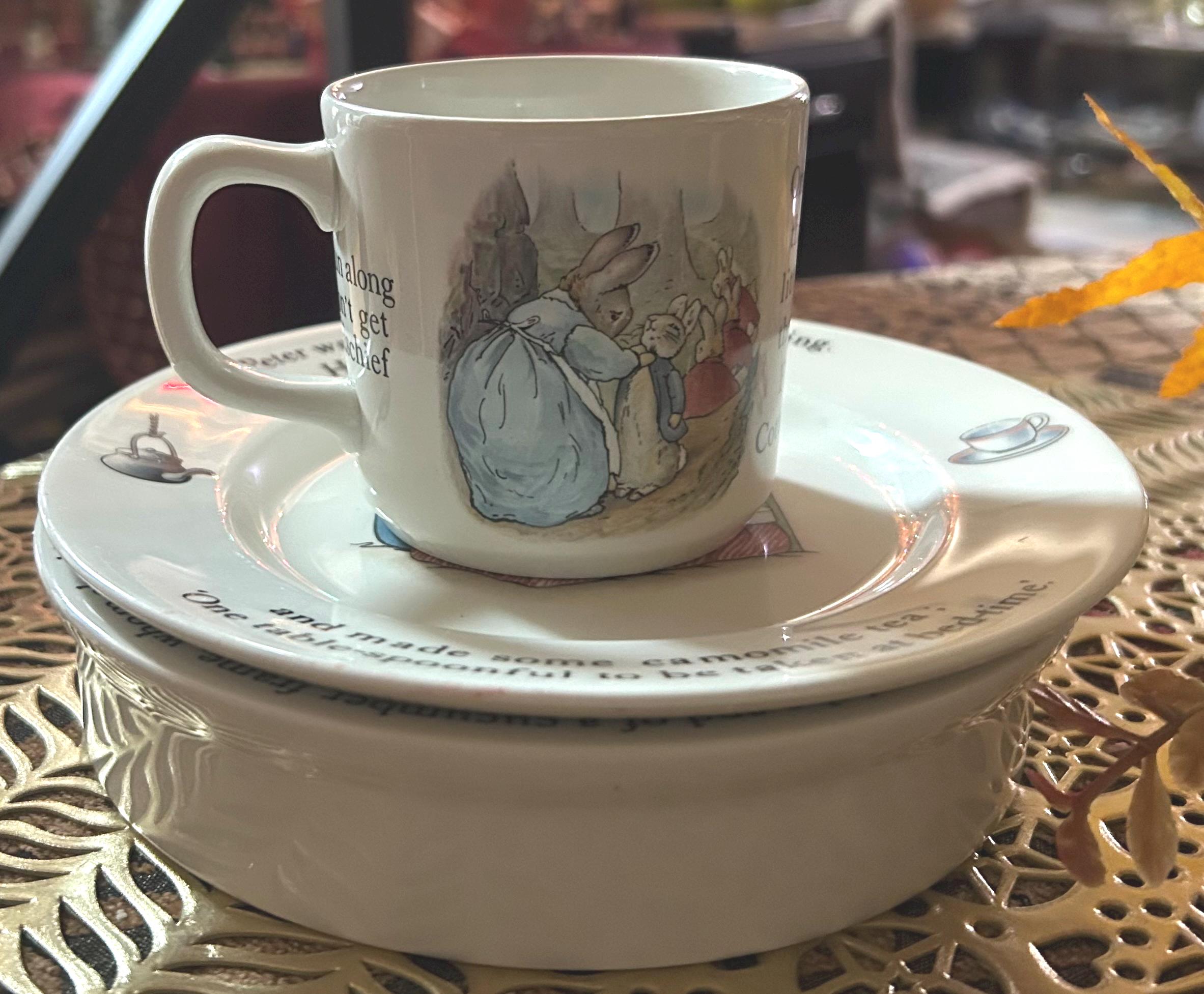 Beatrix Potter Peter Rabbit Bowl - Etsy Canada