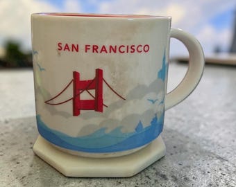 Starbucks San Francisco You Are Here Collection 14oz Ceramic Mug 2015
