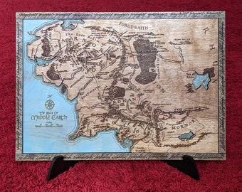 Mordor Map Lord of the Rings Necktie Gift Box LOTR Tie FREE SHIPPING