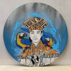 Painting - Artwork - Street art - Portrait - Parrots - Contemporary art