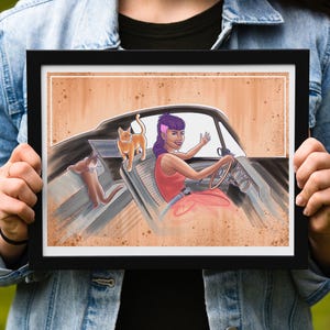 Prints - digital painting - street art - decoration