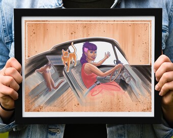 Prints - digital painting - street art - decoration