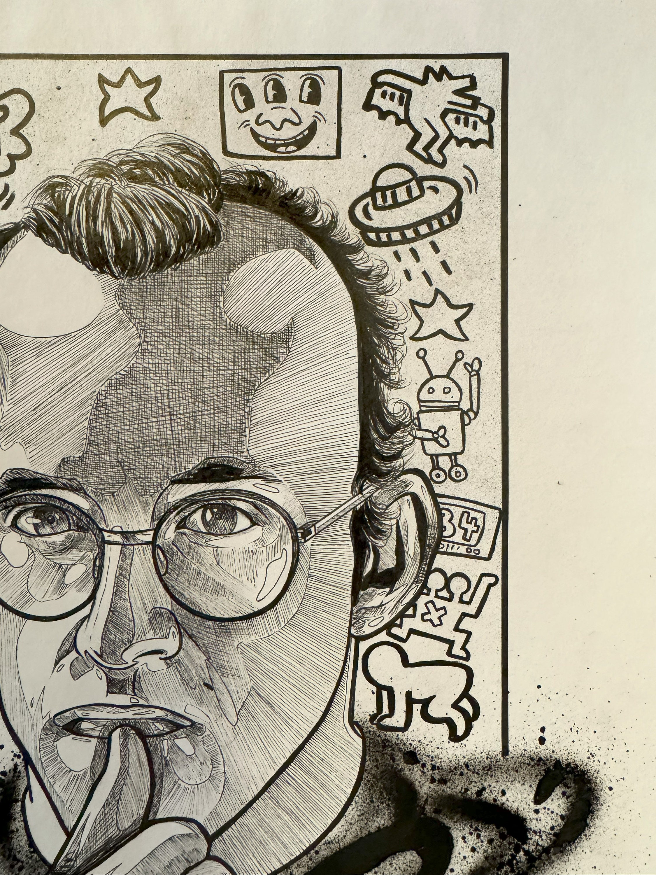 ZXHJDS Keith Haring Poster Mural Imperméable Pour Salon, Salle De Bain