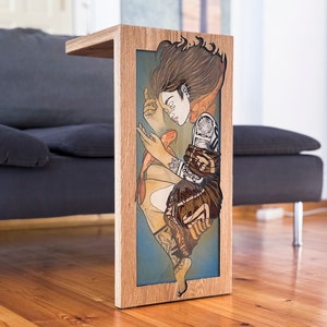 Furniture with underwater effect - coffee table - concept - interior decoration - side table - pedestal table - decorative furniture - furniture