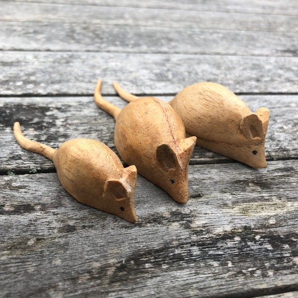 Wooden Mouse Etsy UK