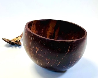 Eco-Friendly Coconut Bowl Set – Spoon and Fork Included