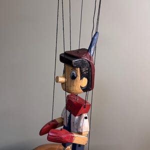 Puppet Controller Pinocchio Handmade Pinocchio Marionette: Wooden Hanging Toy, Home Decor 25cm/8.5 ...