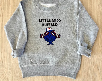 Youth/Toddler Little Miss Buffalo Crewneck Sweatshirt