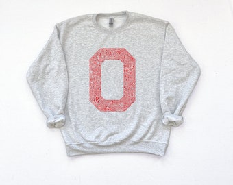 Ohio State Buckeyes // The O // College Style Sweatshirt