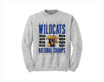 Kentucky Basketball National Champs // College Style Sweatshirt