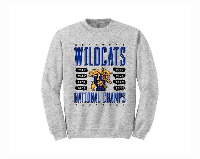 Kentucky Basketball National Champs // College Style Sweatshirt