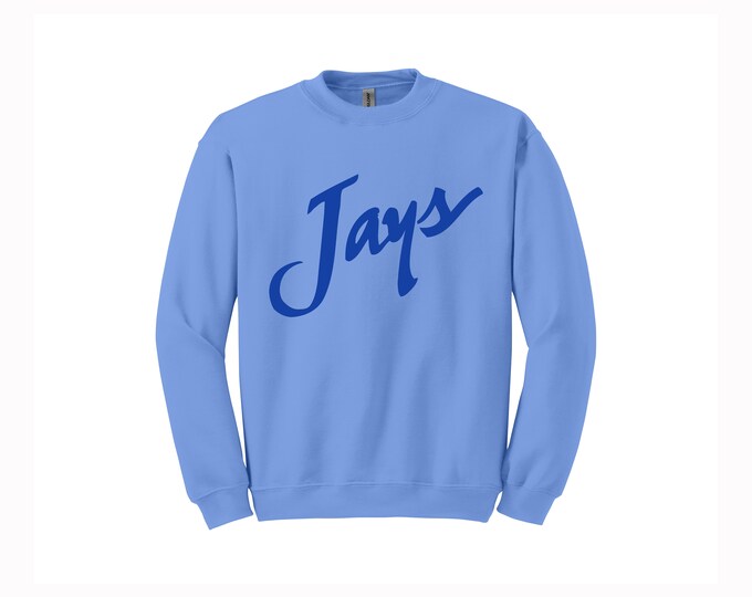 Creighton Vintage // Carolina Blue // College Style Sweatshirt