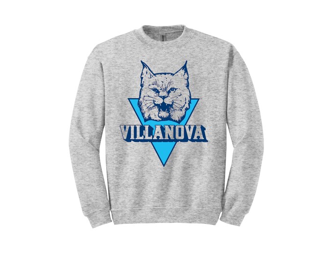 Villanova Wildcats Retro Triangle // College Style Sweatshirt