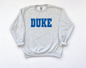 Duke Retro Sweatshirt, College Style Sweatshirt