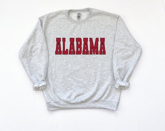 Alabama Retro Sweatshirt, College Style Sweatshirt