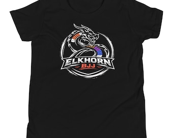 Youth Elkhorn BJJ Dragon T-Shirt 2