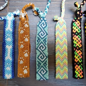 Friendship Bracelets ~ Hand Made, Custom Knotted Macrame, Woven, Unique, Adjustable BFF