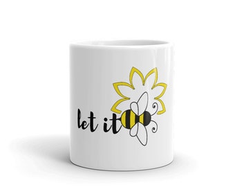 Deja que sea Bumble Bee Taza de té de café