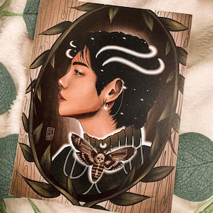 BTS Deathmoth Taehyung (V) Print